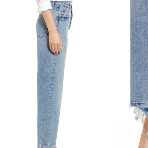 Lovers + Friends Ryan High Rise Rigid Loose Straight Jeans NWT - Picture 13 of 14